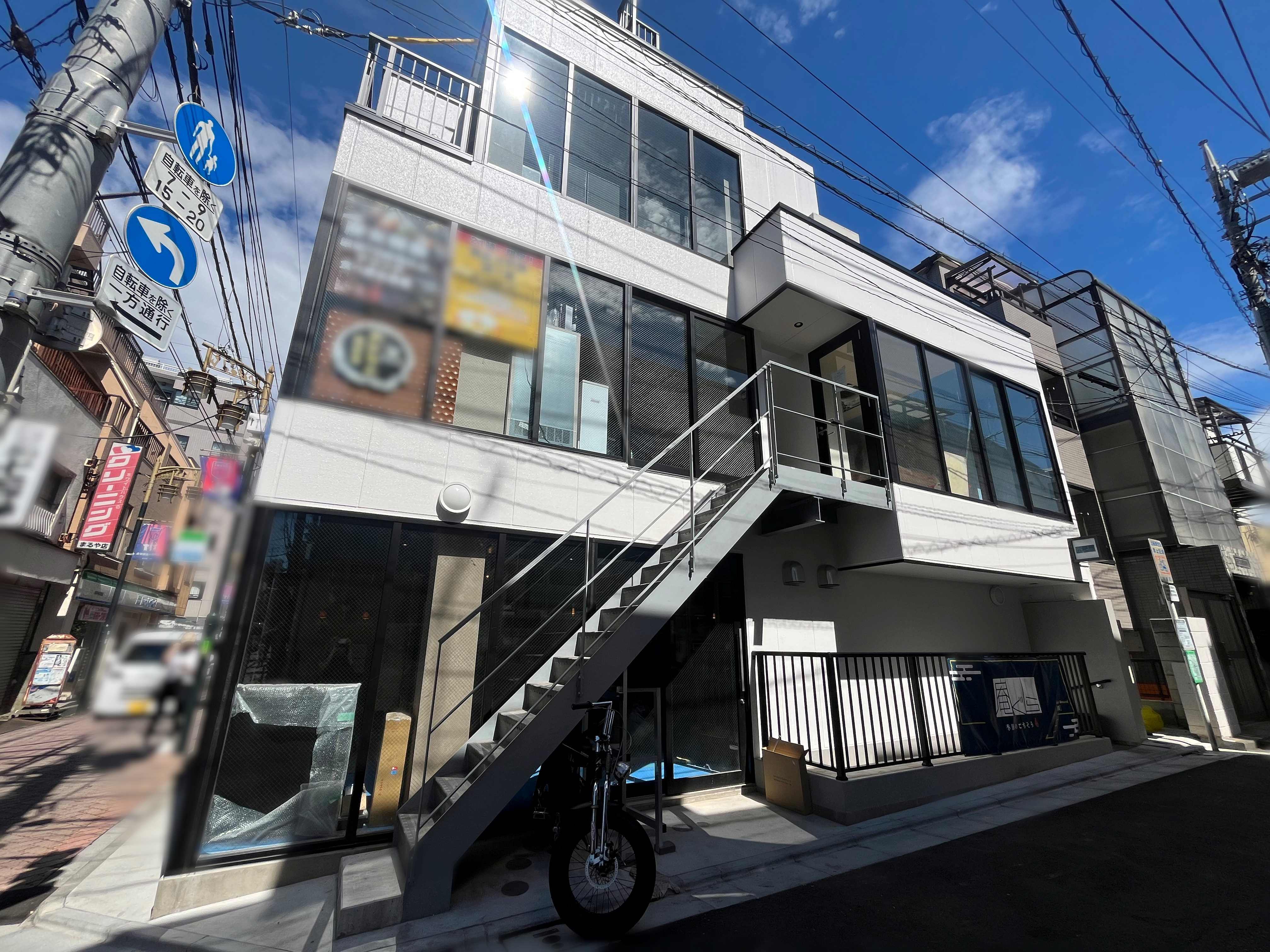 階段手摺看板before1